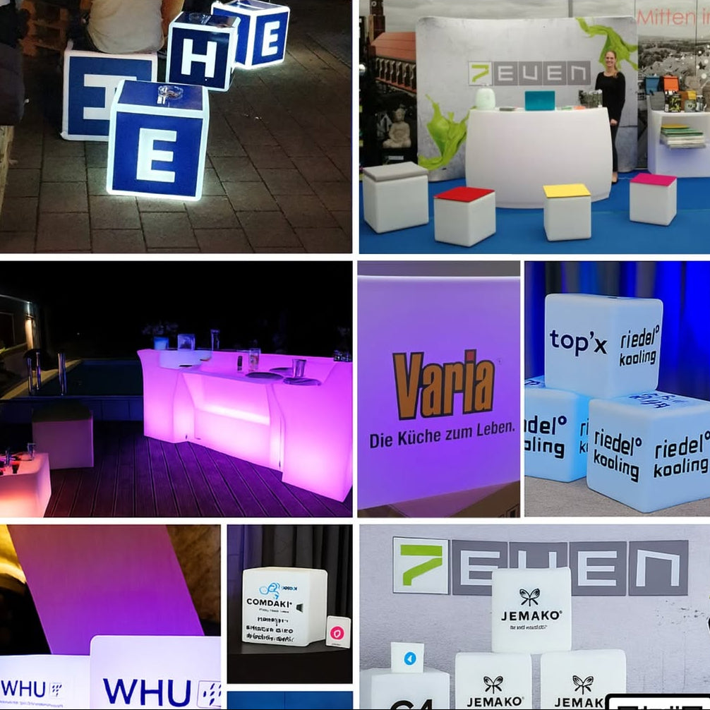 Bedruckte Cubes