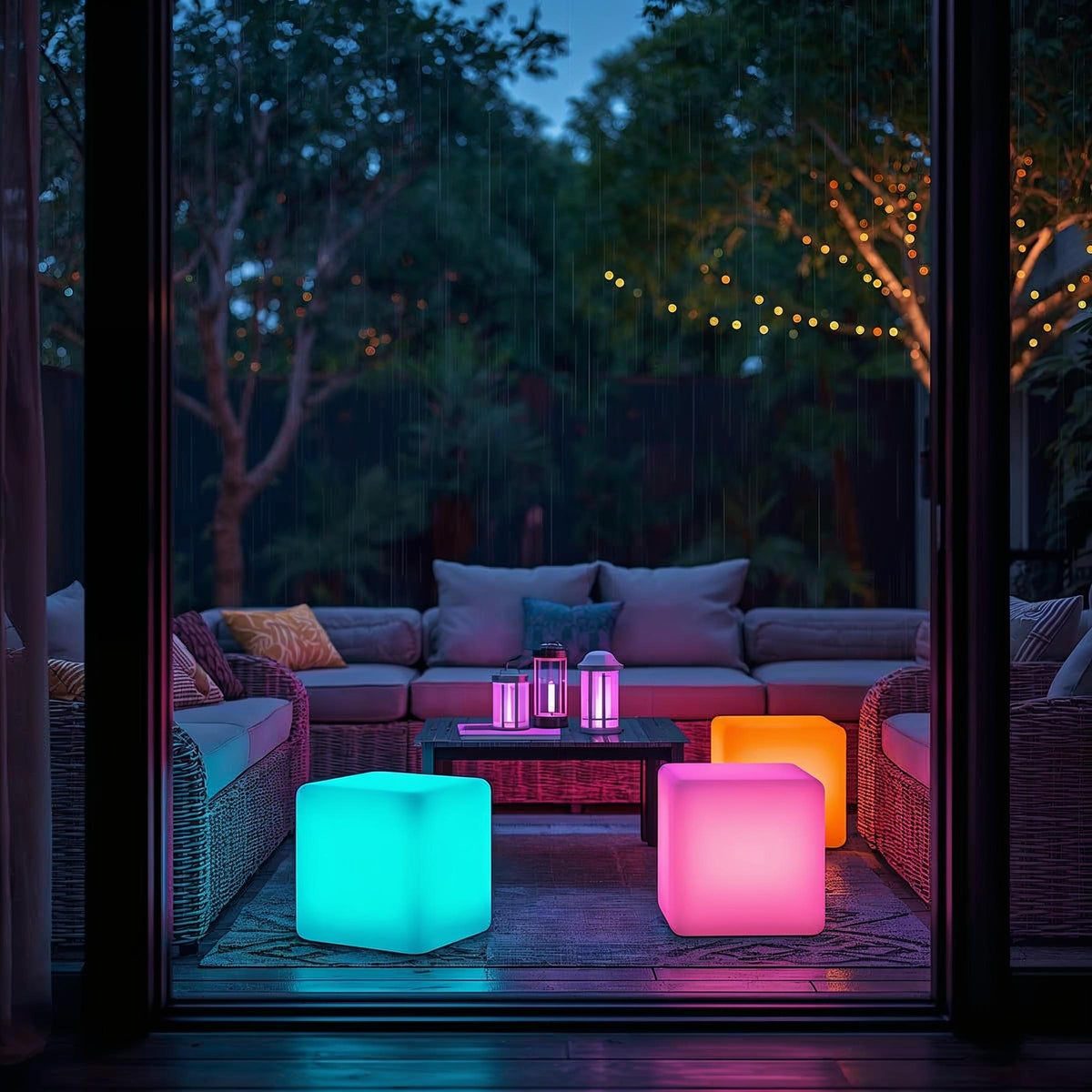 LED-Design Cube - In & Outdoor Leuchtwürfel
